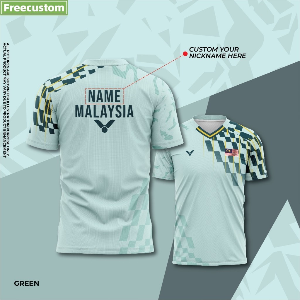 [119813; TÊN TÙY CHỈNH] JERSEY BADMINTON (THIẾT KẾ MỚI 2025), ÁO THUN BADMINTON 2025, JERSI BADMINTO
