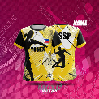 [Tùy chỉnh miễn phí] Áo cầu lông Áo cầu lông YONEX mới nhất Tên tùy chỉnh miễn phí và Áo thun ANTI-BACTERIA