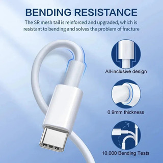 Cáp sạc nhanh 3A 60W USB C sang USB C PD Type C sang Type C