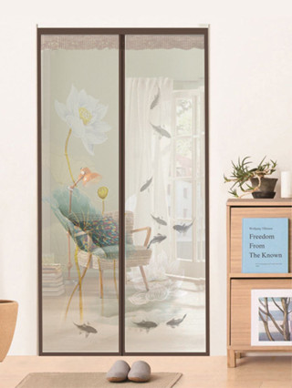 Rèm cửa chống muỗi màn hình từ tính Velcro nam châm cửa cát mùa hè không cần đục lỗ tự mồi gia dụng