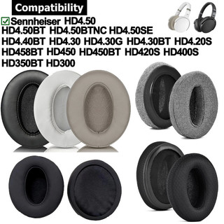 1 cặp miếng đệm tai cho sennheiser hd4.50 hd4.50bt hd4.40bt hd4.30bt hd4.20s hd450 hd458bt hd420s hd350bt hd300 tai nghe đệm tai nghe miếng đệm tai nghe bọt biển tai nghe bịt tai