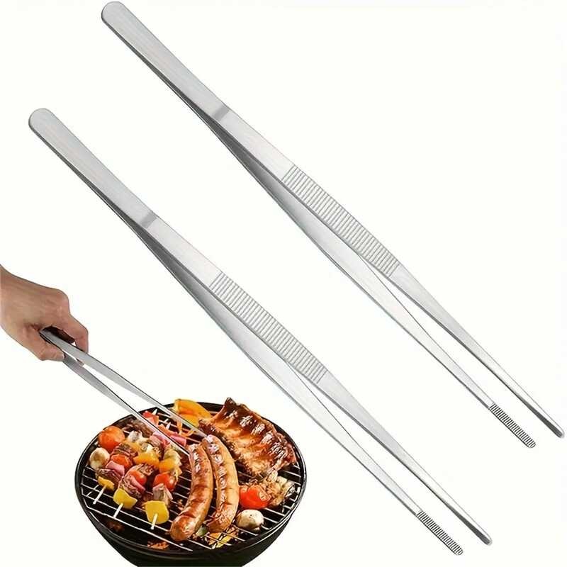 Đa Chức Năng BBQ Kẹp Thực Phẩm Kẹp Thực Phẩm Dụng Cụ Nhà Bếp Thép Không Gỉ Grill Clip Buffet BBQ