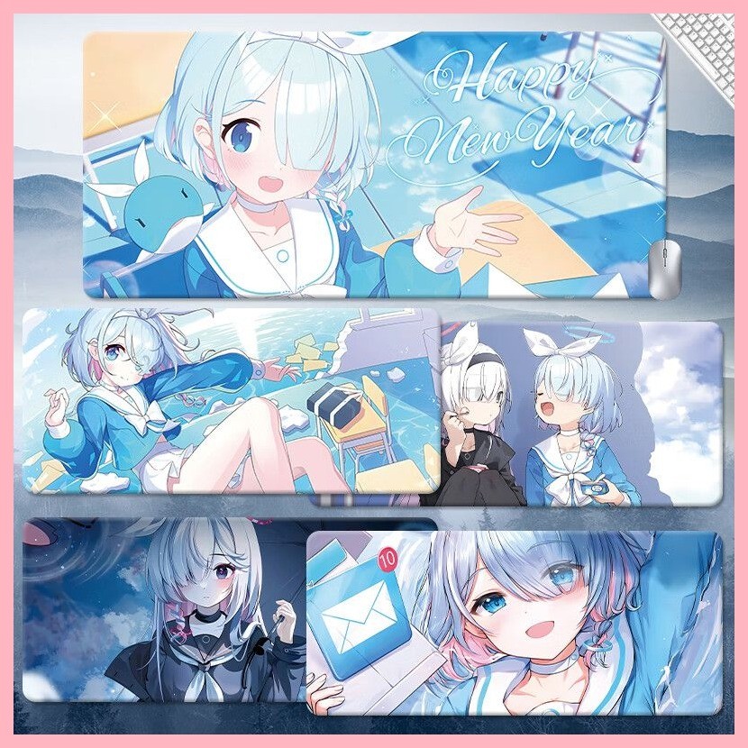 Miếng Lót Chuột Xanh Lưu Trữ Takanashi Hoshino Sunaokami Shiroko Sorasaki Hina Izayoi Nonomi Arona C