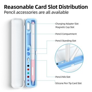  Hộp đựng bút chì đa năng cho Xiaomi Redmi Smart Pen Bút thông minh Pad Touch Stylus Body Case Silicone Giá đỡ bút bảo vệ 