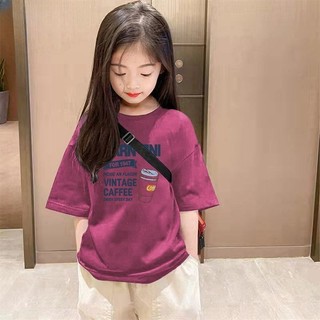  Áo sơ mi nữ mùa hè phong cách mới cỡ vừa lớn dành cho trẻ em Áo thun ngắn tay thời trang trẻ em Bo