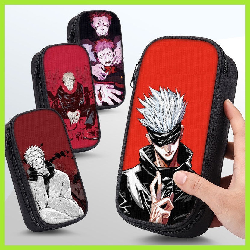 Sản phẩm mới Hộp đựng bút chì Jujutsu Kaisen Geto Suguru Satoru Gojo Zenin Maki Spell Back to Battle