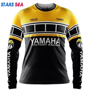 Áo thun ngắn tay / dài tay Yamaha Kenny Robert 2024 Mùa hè mới