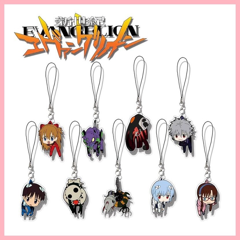 [Guyn] Dây chuyền điện thoại di động EVA Ayanami Rei Evangelion Hàng hóa Dây chuyền điện thoại di độ