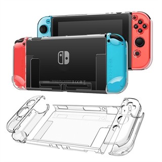 Nintendo Switch NS OLED Console Joy-con Crystal Clear Case Vỏ bảo vệ vỏ cứng trong suốt HD