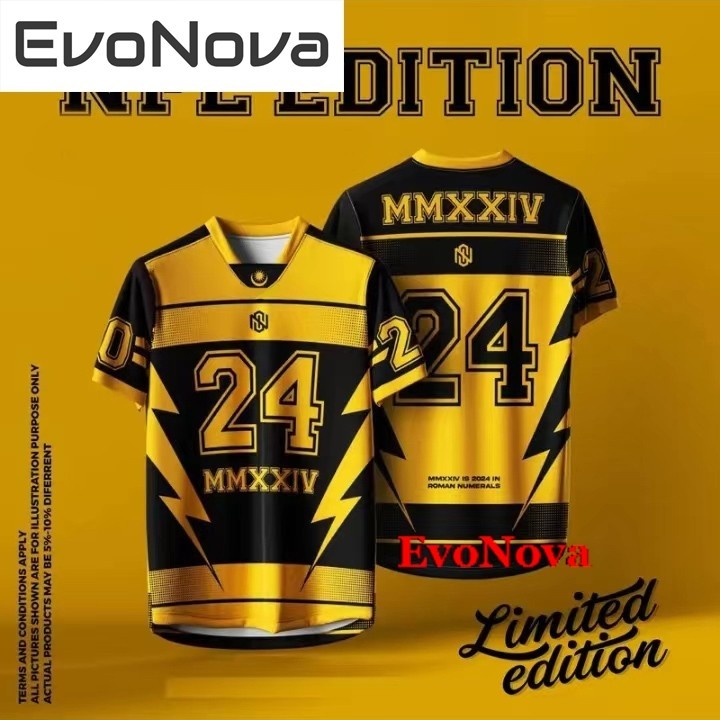 EvoNova [TÙY CHỈNH MIỄN PHÍ] NFL JERSEY PHIÊN BẢN GIỚI HẠN KAIN LYCRA 2024 Phiên bản NFL Baju Áo thu