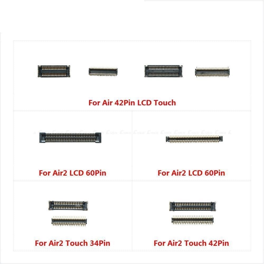 Màn hình cảm ứng Màn hình LCD Đầu nối FPC tương thích với iPa 5 Air 6 Air 2 Đầu nối bảng trên bo mạc