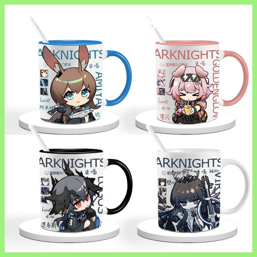 Phong Cách Mới Cốc Arknights Arknights Muelsyse Texas Tomorrow 's Ark Arknights Muelsyse Gốm Cốc Sữa