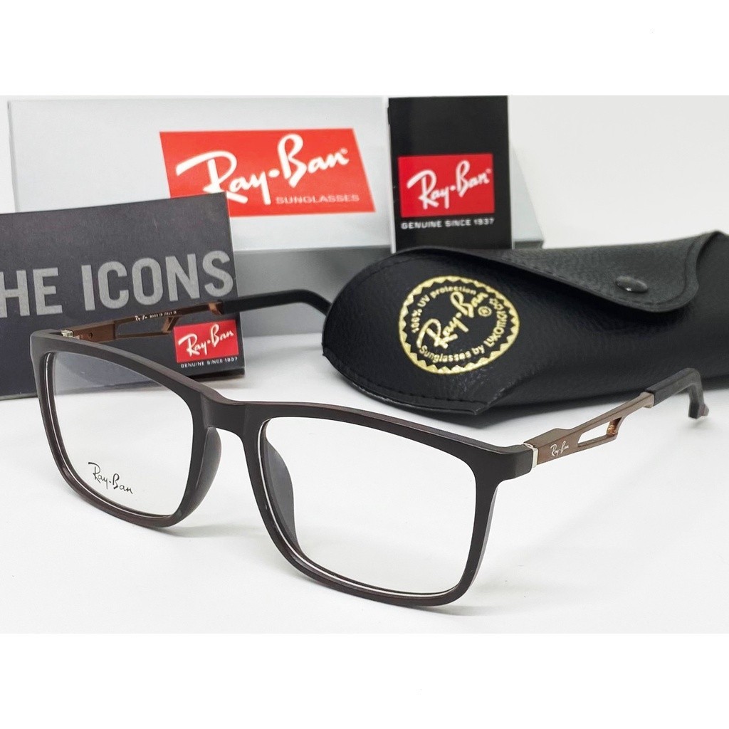 Lớp R Rayban.5354 Nam Armenia Vuông Nâu Phát Hành 2022 Kính