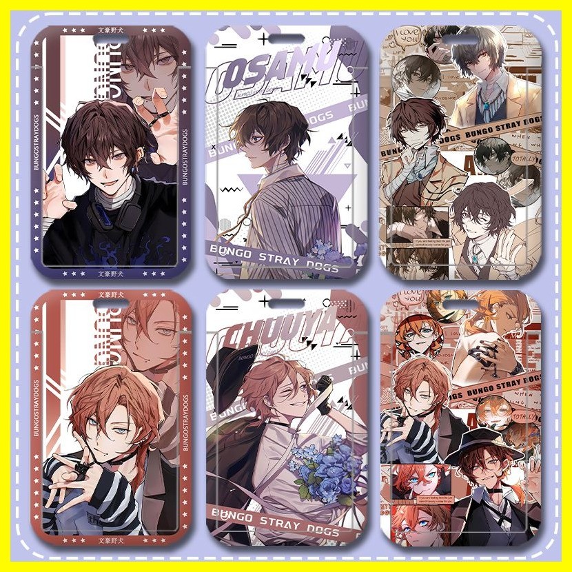 [Zoci] Hộp đựng thẻ Bungo Đi lạc Chó Nakahara Chuuya Bungo Đi lạc Chó Dazai osamu Nakahara Thẻ trườn