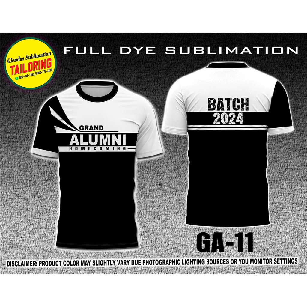 BATCH - 2025 Thiết Kế Mới ALUMNI HOMECOMING Philippines Full Thăng Hoa Áo nam Nữ Đường Phố Ngoài Trờ