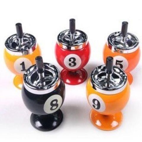 (HÀNG HOT)Gạt tàn thuốc bida Gạt tàn thuốc Bida quà tặng Bida thủ công Bida mặt dây chuyền Gạt tàn