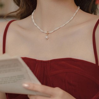 Lan ~ Vòng Cổ Lớp Ngọc Trai Hai Lớp Nữ Mùa Hè Phong Cách Mới ins Niche Tính Khí Cao Cấp Không Phai Màu Cla