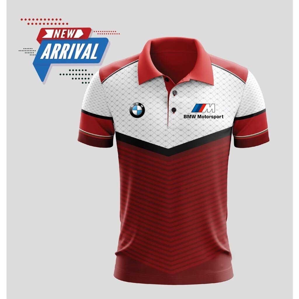 Áo sơ mi polo nam phong cách BMW áo polo