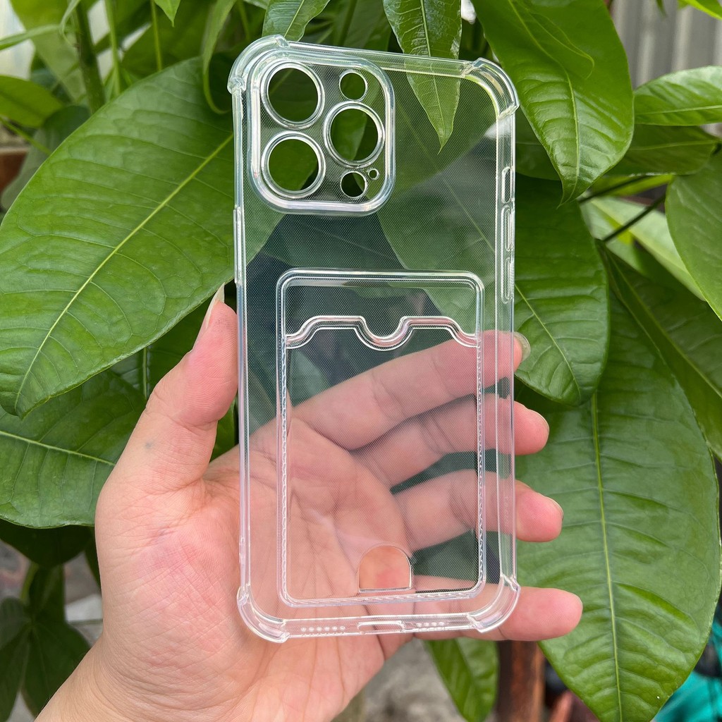 Hộp đựng thẻ Vỏ điện thoại chống sốc trong suốt cho Samsung Galaxy J2 Prime J4 Plus J5 Prime J6 Plus