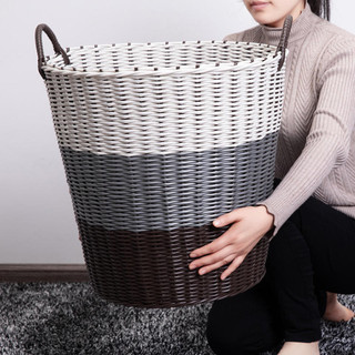 Dệt bẩn giỏ quần áo nhựa mây bẩn giỏ quần áo bẩn quần áo bẩn giỏ bảo quản quần áo hộ gia đình giỏ giặt quần áo giỏ đồ chơi xô dệt khung giỏ