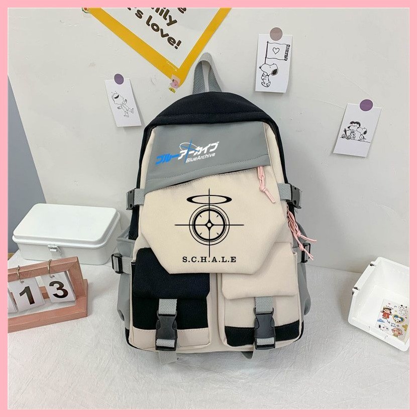 [Guyn] Schoolbag Blue Archive Sunaokami Shiroko Azure Blue Archive Hoshino Alice White Azusa Hai Chi