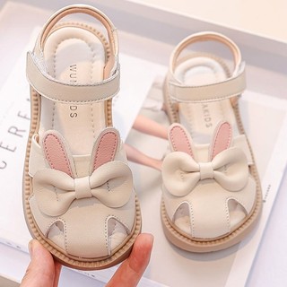 Giày Bé Gái Giày Sandal Mũi Trẻ Em Phong Cách Mùa Hè 2024 Phong Cách Mới Mùa Hè Cho Bé Đế Mềm Da Thật Chính Hãng Bé Gái Giày Công Chúa