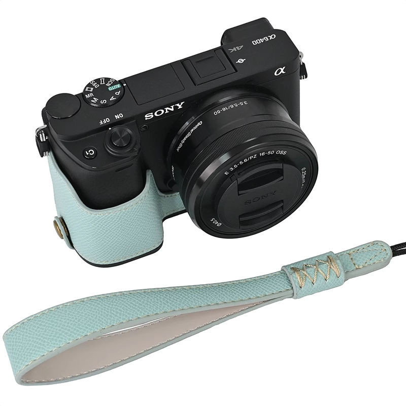 Phụ Kiện Máy Ảnh Mới Dây Đeo Vai Máy Ảnh Cho Sony ILCE-6400 Gói Máy Ảnh A6100 A6000 Nửa Bộ A6300 A64