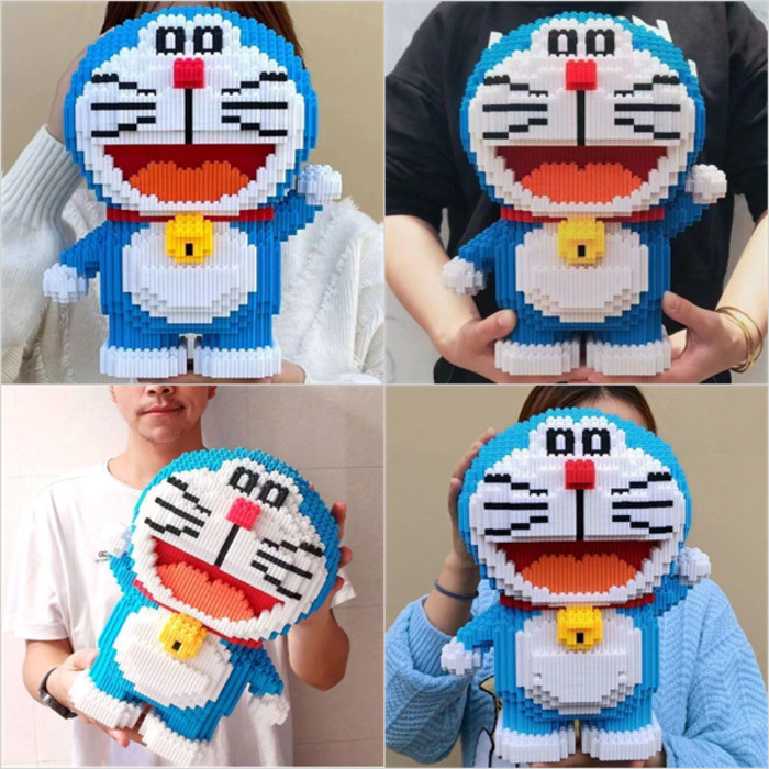 Doremon Khen ngợi Đồ chơi trẻ em Gấu trúc lớn 1.0m Tăng cường chất lượng Lego