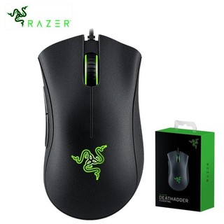 Chuột chơi game có dây Razer DeathAdder Essential 10000 DPI Cảm biến quang học 5 Chuột chơi game USB RGB chuyên nghiệp cho PC