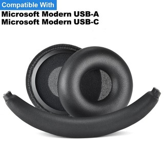 Thay Thế Miếng Đệm Tai Cho Microsoft Hiện Đại Không Dây USB-A USB-C Tai Nghe Đầu Tai Nghe Đệm Xốp Tai Nghe Bịt Tai