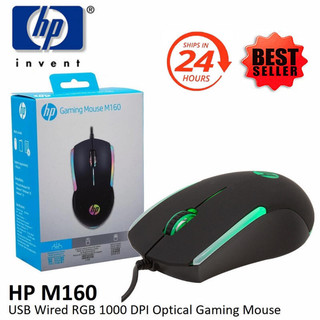 Chuột chơi game có dây USB HP M160 Quang học 1000DPI Chuột chơi game Ergonomik cho máy tính / máy tính xách tay