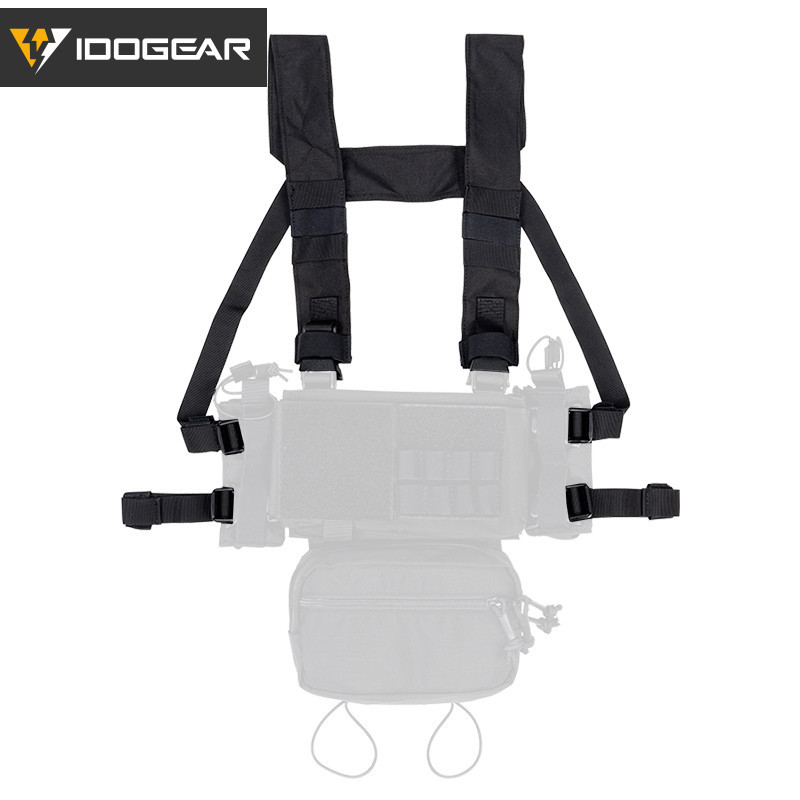 Dây đeo vai chiến thuật IDOGEAR & Dây đeo lưng H cho giàn khoan ngực 3317-B