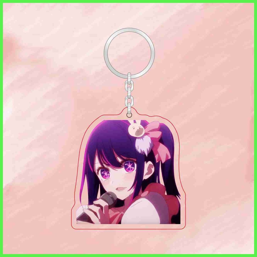 Mặt dây chuyền móc khóa phong cách mới OSHI NO KO Hoshino Ai Hoshino Akuamarin Hoshino Rubii [Đánh g