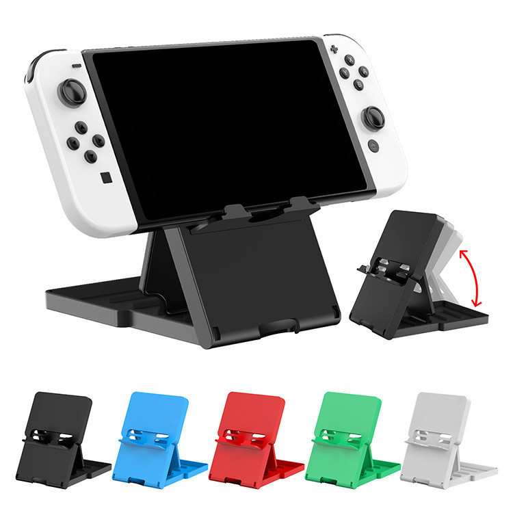 Di Động Có Thể Điều Chỉnh Máy Chơi Game Đứng Giá Đỡ Cho Nintendo Switch NS NSL Oled Lite Chống Trơn Trượt Có Thể Gập Lại Chân Đế Giá Đỡ Phụ Kiện Trò Chơi