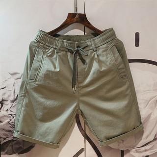 Quần Short Nam Mùa Hè Cotton Nguyên Chất Năm Điểm Thường Ngày Hợp Thời Trang Mặc Ngoài Slim-fit Quần Lớn Phù Hợp Với Tất Cả Trận Đấu Dạo Phố Đẹp Trai