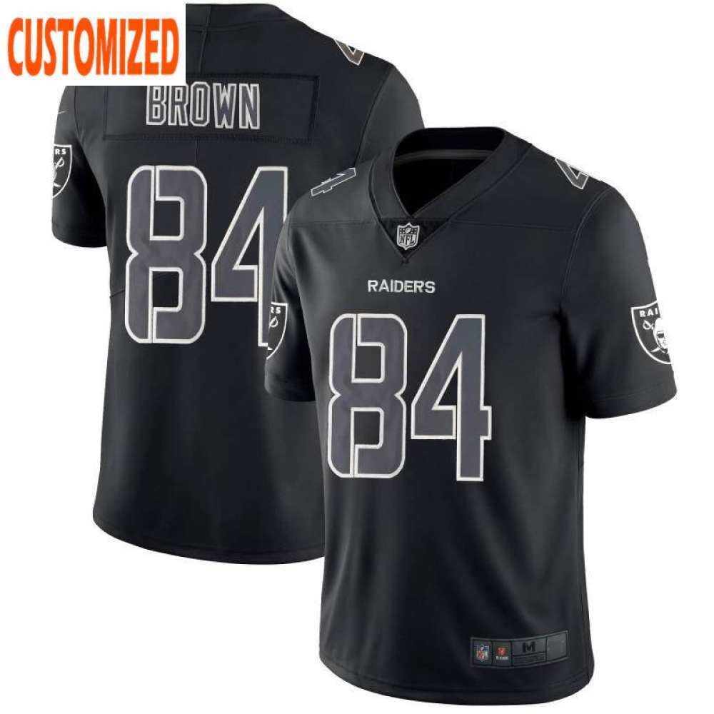 Clu Las Vegas Raiders Nfl Áo bóng đá Brown Carr Jackson Lynch Mack Jersey Legend Series Loose Sport 