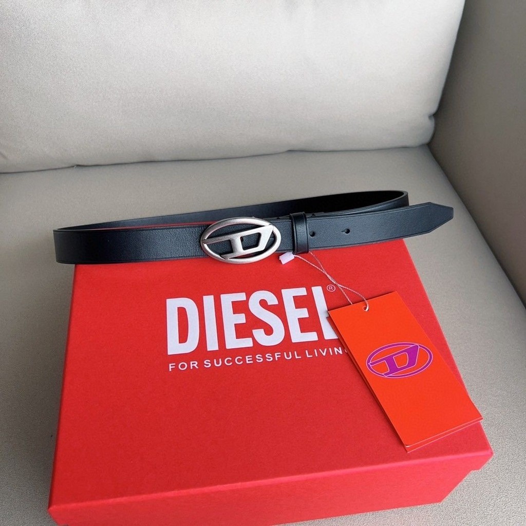 Thắt lưng Diesel2025 Thắt lưng dành cho nữ Phụ kiện gió đơn giản đa năng thời trang