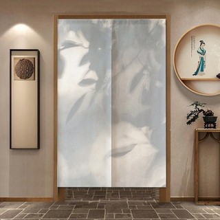 Rèm Cửa Phong Cách Nhật Bản Đơn Giản Màn Cửa Silhouette Treo Trang Trí Drap Thanh Kính Thiên Văn Lối Vào Rèm