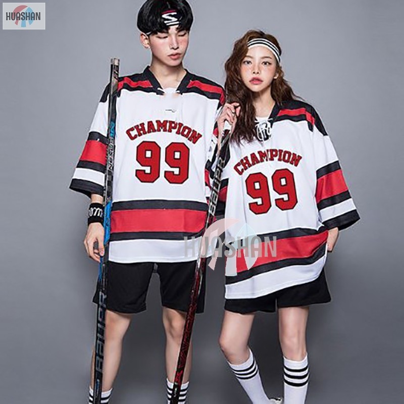 Ice Hockey White Games Vanty Hockey Vanty (tên + số tùy chỉnh)