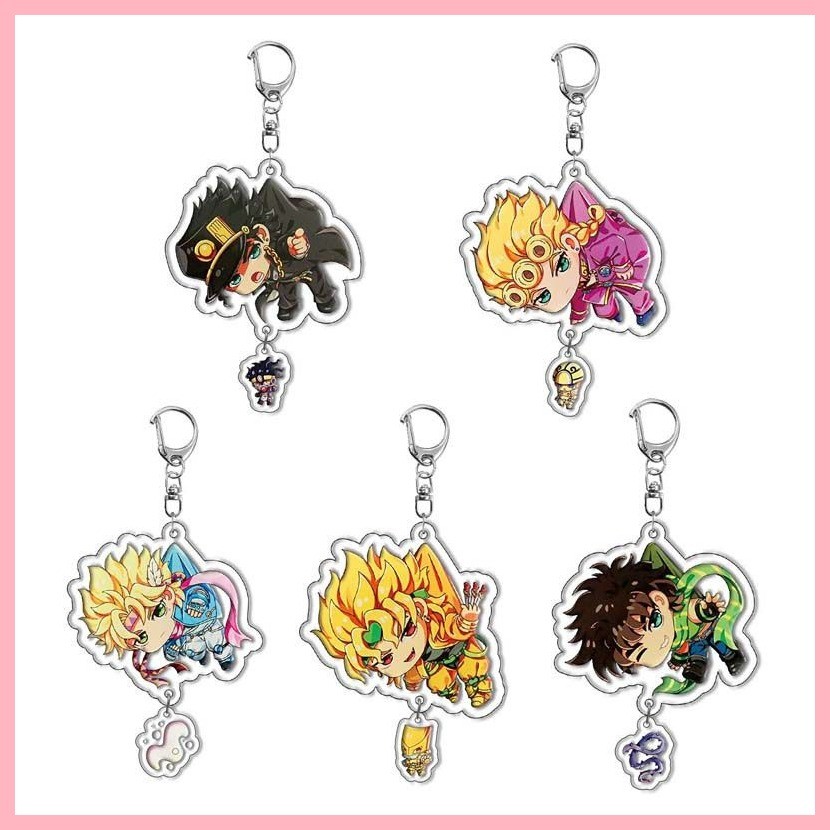 [Guyn] Móc khóa Kujo Jotaro JOJO Cuộc phiêu lưu kỳ lạ của Jonathan Acrylic Móc khóa Mặt dây chuyền A
