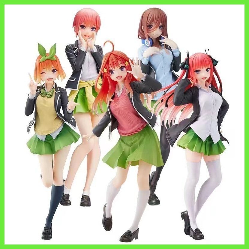 Phong Cách Mới Hình Mẫu Nakano Ichika Nakano Ichika Năm Bằng Hoa Cưới Cô Dâu Đồng Phục Học Tập Nakan