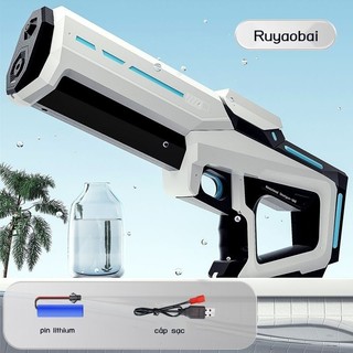 👉 Súng bắn nước xung điện tự động hấp thụ nước bắn tung tóe lễ hội đồ chơi phun nước mạnh mẽ súng nước áp lực cao