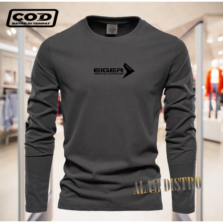 HITAM Alam Distro88 Áo Thun Distro Tay Dài 1205 Mũi Tên Văn Bản Đen Cao Cấp Chất Lượng Dài Tay Mát Á