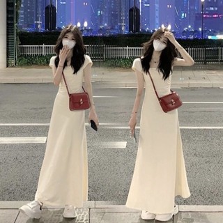 Váy Dài Pure Sex Đuôi Cá Ăn Mặc Cho Phụ Nữ Mùa Hè 2024 Phong Mới Của Pháp Nhẹ Nhàng Phong Cách Xếp Li, Có Bigsize