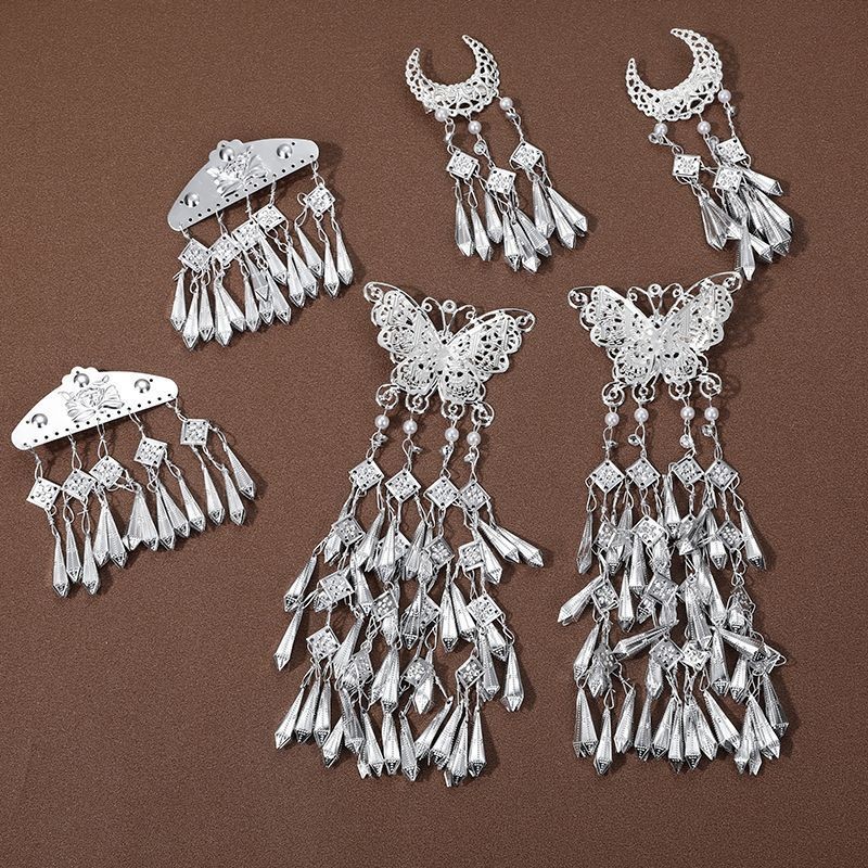 Phụ Kiện Mới Mũ Bạc Trang Sức Dân Tộc Miao Trang Sức Dân Tộc Và Miao Trang Sức Phong Cách Dân Tộc Kh