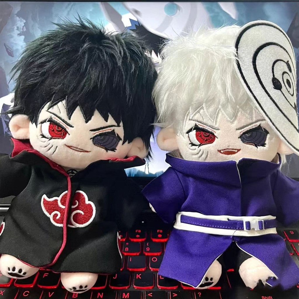 👉🔥Naruto🔥👈Uchiha Madara.Uchiha Obito.anime Ngoại vi doll.20CM búp bê Nhồi Bông.Doujin.Manga