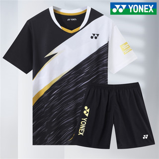 Yonex 2024 Áo Cầu Lông Phong Cách Mới King 's Legend Nam Nữ Jersey Nhanh Khô Tùy Chỉnh Thể Thao Tennis