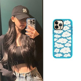 Aespa KARINA Blue Cloud Impact Vỏ TPU silicon mềm cho IPhone 15 XR 11 12 13 14 Plus Pro Max Vỏ