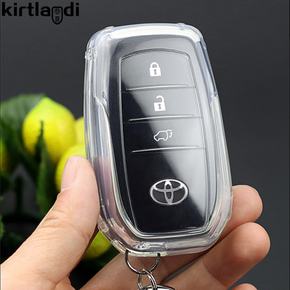 Toyota Hilux Fortuner Phụ Kiện Camry Chìa Khóa Prado 90 Mềm Tpu Xe Từ Xa Chìa Khóa Dành Cho Xe Toyot