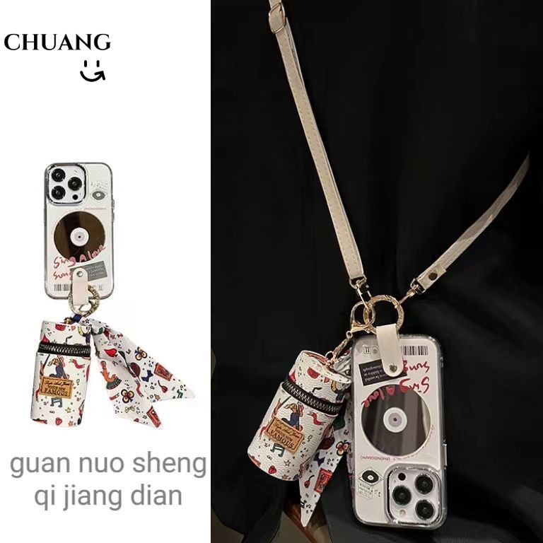 Ví son môi Vỏ điện thoại dây chéo